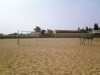 волейбольная площадка на пляже